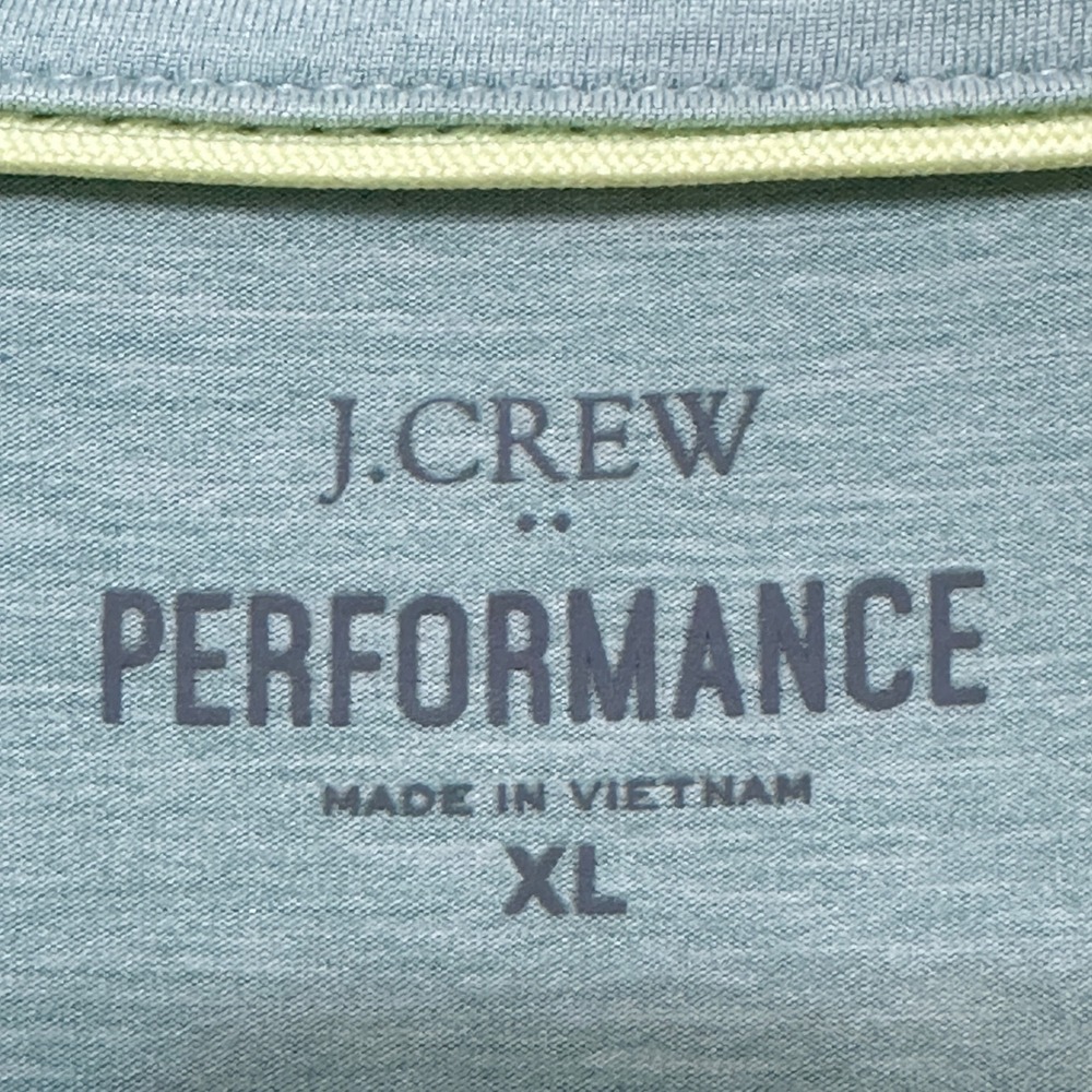 J. Crew Performance Long Sleeve Polo Shirt Mens XL Athleisure Travel BW549 - Picture 4 of 8